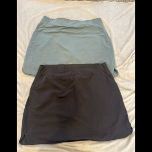 2 Athletic skorts Large